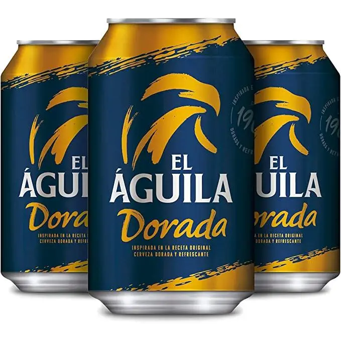 Cerveza El Águila lata 33cl (24 unidades) - 1