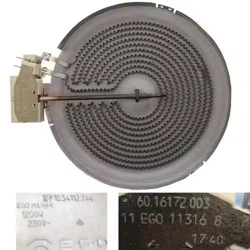 Resistencia Vitro 10.54112.744 60.16172.003 Zanussi Z6123IOK 1200w 230V 16 cms SWAP/DESMONTAJE - 1