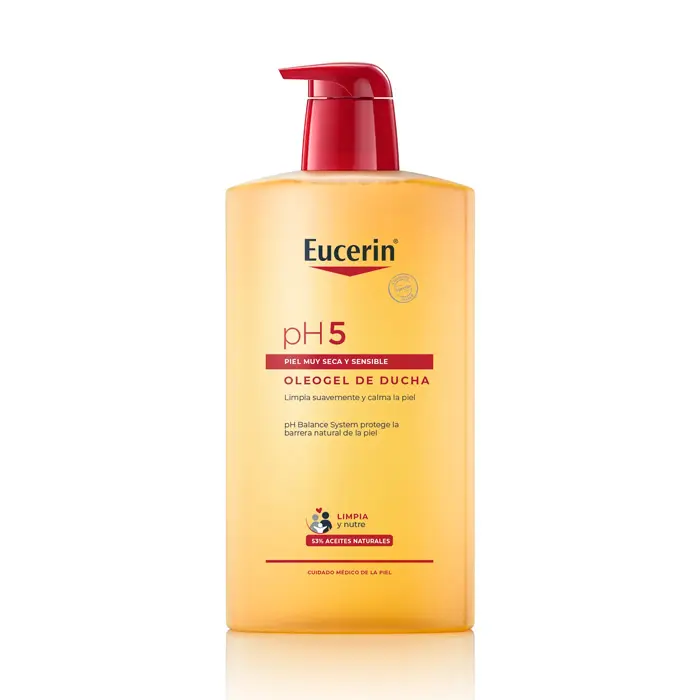 Oleogel de Ducha pH5 para piel muy seca y sensible 1L Eucerin - 1