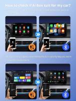 Adaptador De Adapter Inalámbrico 2 En 1 Para Coche Wireless CarPlay Android Auto Soporte Spotify Netflix Para Mazda Toyota Mercedes Peugeot Volvo - details 3