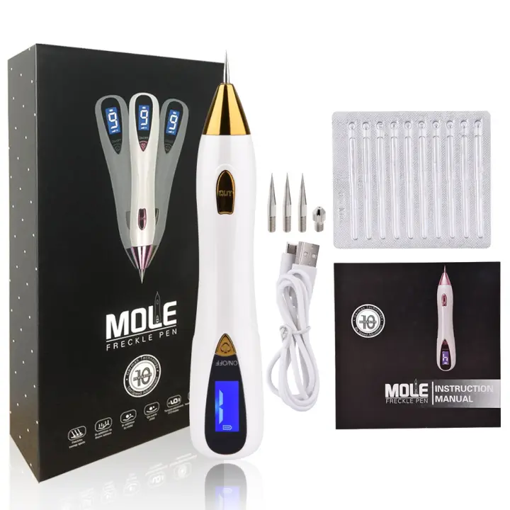 Nuevo instrumento para eliminar pecas, lápiz para eliminar lunares, instrumento de belleza láser para salón de belleza, lápiz para eliminar manchas faciales con foco de nueve velocidades - 1