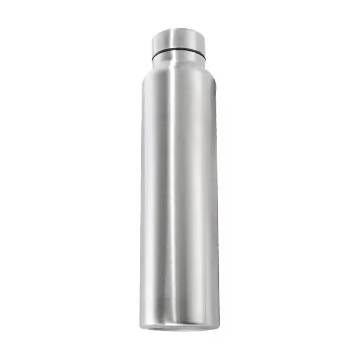 Botella Deportiva De Acero Inoxidable 1000ml Roja Reutilizable Para Adultos Botella De Agua Con Tapa Para Camping Gimnasio Y deporte - 1