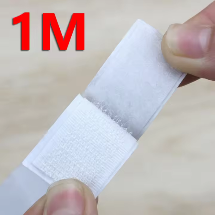 Cinta Adhesiva De Doble Cara Magia 5 Metros Fuerte Velcro Autoadhesivo Resistente Al Calor Y Alzas Para Reparaciones Rápidas - 1