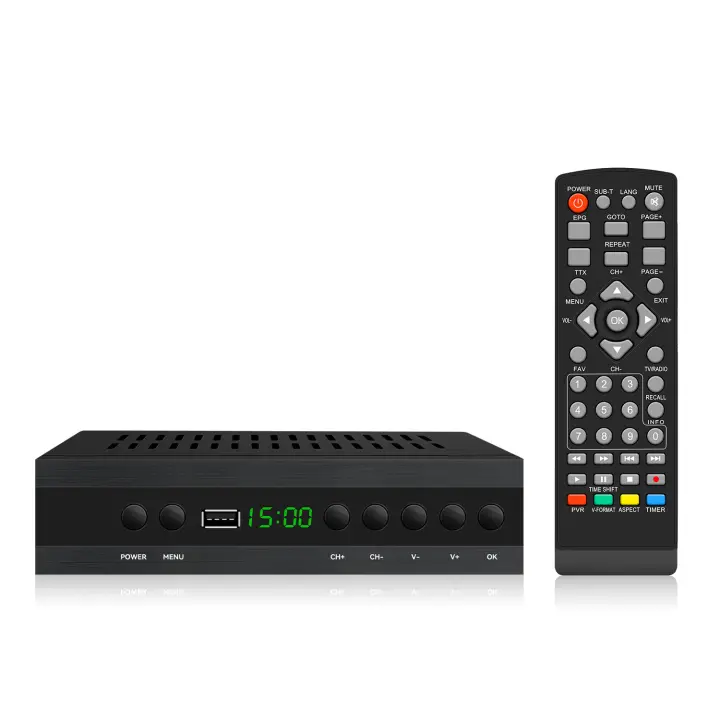 New Spanish TDT TV Decoder DVB-T T2 H265 HEVC FTA Full HD PVR, USB, HDMI, SCART, Digital Terrestrial TV Tuner, Full HD 1080p HD Digital Receiver - 1