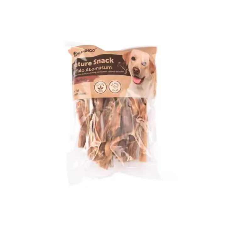 Flamingo Snacks Golosinas Nature Abomaso de búfalo 5 x 150 Gr - 1