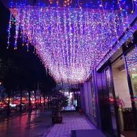 Luces De Cadena LED De Invierno EU Plug 220V 4Mx0.6M Decoración De Navidad Para Jardín Fiesta Exterior Iluminación De Calle - details 2