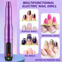 Taladro Eléctrico Para Uñas Recargable Herramienta De Manicura Y Pedicura Con Velocidad Sin Carga De 14500rpm Para Polir Y Eliminar Piel Muerta - details 0