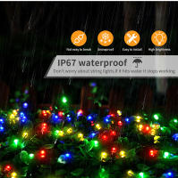 Tira De Luces LED Solar Para Jardín Fiesta Boda Navidad Decoración De Árbol De 10M-100M Impermeable 5V Para Exterior - details 7