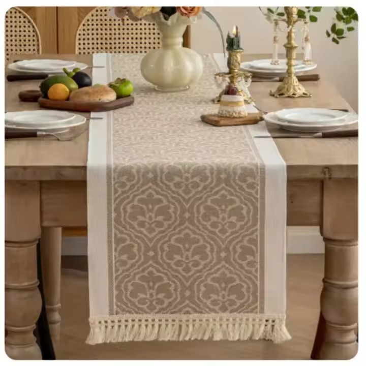Papel Tapiz Nórdico Minimalista Para Mesa De Comedor Impermeable Y Resistente a Manchas Decoración De Boda Y Vacaciones - 1