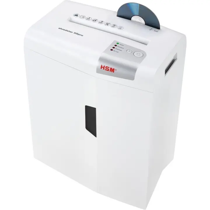 HSM Destructora De Documentos Shredstar X6Pro 2 x 15mm Mecanismo De Corte De CD Independiente Blanco - 1