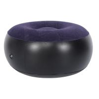 Silla De Camping Inflable Con Esfuerzo De Piel Silla Portátil Para Exteriores Con Soporte De Pies Para Viajes Y Oficina - details 1