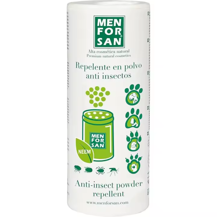 Champú MENFORSAN en polvo con repelente de insectos 250 g - 1