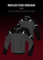 Chaqueta Y Pantalones De Motocicleta 2024 Transpirable De Malla Para Verano Con Reflejos Nocturnos Ropa Protectora De Ciclismo Al Aire Libre - details 6