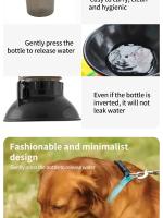 Botella De Agua Portátil Para Mascotas Perros Y Gatos Taza De Bebida Para Caminar Al Aire Libre Suministros De Hidratación - details 4