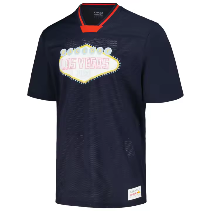 🏈 Camiseta CASTORE Unisex Oracle Red Bull Racing tipo NFL circuito LAS VEGAS. - 1