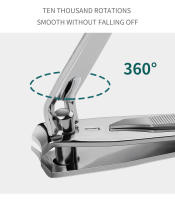 Tijeras De Uñas De Acero Inoxidable Para Adultos Hombres Y Mujeres Corte Agudo Curvo Con Limpiador De Swing Salida Herramienta De Aseo Para Dedos Y Tobillos - details 6
