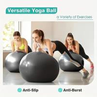 Bola De Yoga De 65CM PVC Grueso Y Antirrallado Para Ejercicio En Casa Y Gimnasio Equipo De Pilates Bola De Equilibrio - details 2