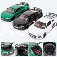 Coche De Juguete R8 V10 plus a Escala 1/24 En Aleación De Zinc Con Función De Retroceso Y Sonido Luz Regalo Para Niños - details 2