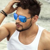 Gafas de sol de aviador polarizadas para hombres y mujeres, 63 mm, protección UV400, marco de metal, lentes de espejo livianas para exteriores - details 3