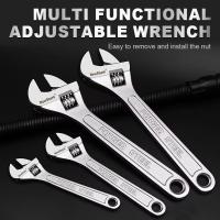 Llave Ajustable De Cr-mn-v Vanadio Larga Manija Universal Herramienta De Reparación Mecánica Para Trabajo En La Tienda - details 8