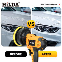 HILDA Máquina De Pulir Coche Eléctrica Ajustable En Velocidad Herramientas De Cera Y Pulido Para Automóviles Accesorios De Poder - details 2