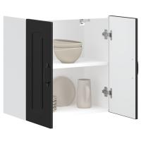 vidaXL Armario de pared cocina Kalmar madera vieja madera ingeniería en color Madera antigua/Blanco brillante/Blanco y más | almacenamiento funcional diseño moderno para baño dormitorio sala - details 9