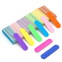 100 Pcs Archos De Uñas De Madera Doble Lado Mini Archos De Uñas Desechables Colores Sandpaper De Papel De Hierro Herramientas De Pulido Y Polvo Para Manicura - details 0