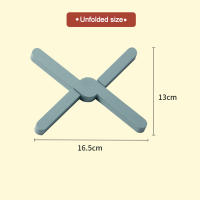 4PCS1set Modernos Tapetes De Silicona Antideslizantes Plegables Para Cocina Resistentes Al Calor Con Soporte Cruzado Para Tazas Y Ollas Tapetes De Mesa De Cocina - details 10