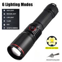 Linterna Táctica Potente LED 2000LM Recargable USB Con Zoom Portátil Para Camping Y Pesca Lámpara De Luces S239 - details 5