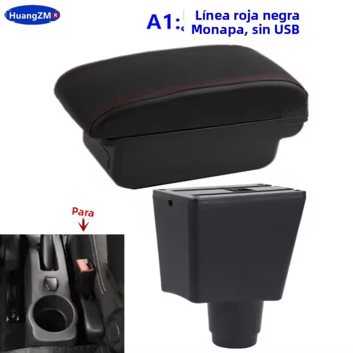 Caja De Reposabrazos Para Renault Logan 2 Dacia Dokker Sandero 2 Accesorios De Retrofits Para Interior Material De Cuero Y Plástico ABS - 1