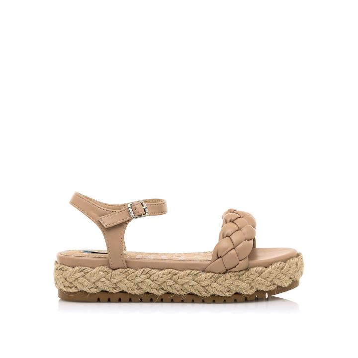 Sandalias MTNG Mujer - Modelo Frida 52041 En Piel, Cuña De 7 Cm, Hebilla - ¡Cómodas Y Con Estilo!