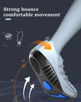 1 Par De Plantillas De Zapatilla Antideslizante Absorbente De Choque Transpirable Absorbe Sudor Alivia La Fatiga De Las Piernas Aumenta La Altura Plantillas De EVA Para Hombres - details 6