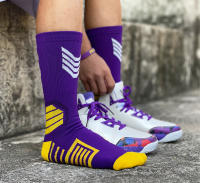 Calcetines De Baloncesto Para Niños Transpirables De Algodón Tubo Medio Para Niños Y Niñas Deporte De Correr Y Ciclismo Con Estrella Y Número - details 17