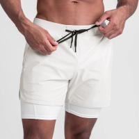 Shorts De Verano 2023 Para Hombre Deporte Fitness Running Doble Capa Quick-drying Two-in-One Estilo Casual Cierre Con Cordón - details 19