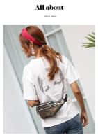 Nueva Bolso De Cintura Holográfica Para Mujer Y Niñas Bolsa De Viaje De Playa Con Lazo PU Casual Sin Estampado Tipo De Bolsa: Bolso De Cintura Unisex - details 7