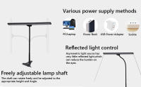 Lámpara De Escritorio LED Ajustable 10W 40CM Con Protección Ocular Luz Clampable 3 Temperaturas De Color Y 10 Niveles De Brillo - details 3