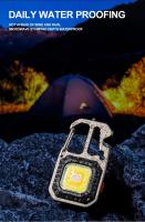 Linterna LED Mini Portátil De Llave De Seguridad Para Camping Exterior Recargable Con Lámpara De Martillo De Mano Y Destornillador - details 17