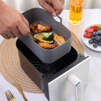 AYA MARKT  PACK de 3 Moldes de Silicona Rectangular Reutilizable para Freidora de Aire  – Antiadherente, Resistente al Calor, Apto para Horno y Freidora de Aire, Fácil de Limpiar y Lavavajillas - details 2