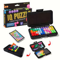 Juego De Rompecabezas 3D Clásico Pirámide Tablero De Desafíos 120 IQ Bola De Perlas Juguetes Montessori Para Niños Desarrollo Mental Lógico - details 2