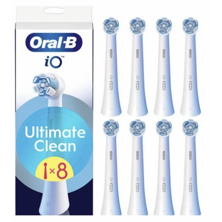 Oral-B iO Ultimate Clean cabezal de recambio para cepillo de dientes eléctrico pack de 4 y 6 unidades, Producto Europeo con Garantía Oficial.