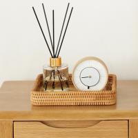 Cesta De Almacenamiento Tejida a Mano En Rotura Para Picnic Almohadilla De Pan Y Comida Caja De Frutas Y Pasteles Decoración De Escritorio En Casa Material De Bambú Ecológico - details 10