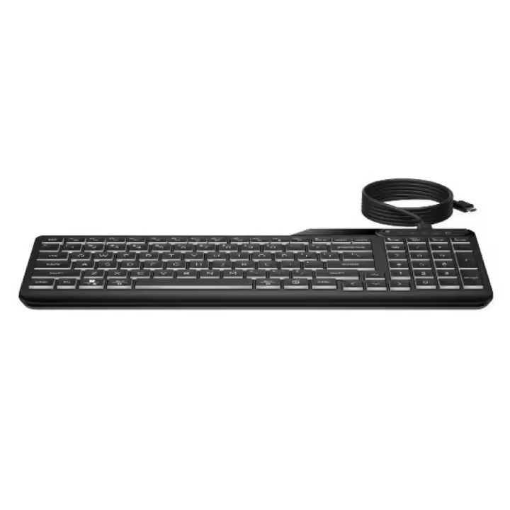 Teclado con cable HP 400 retroiluminado - 1