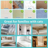 Protector De Muebles Anti Gatos PVC Transparente Bandas Para Sofá Y Silla Accesorios De Entrenamiento Para Gatos - details 4