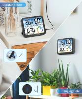 Medidor De Temperatura Y Humedad Digital LCD Estándar Y Colgante Para Interior Sensor De Humedad Estación Meteorológica Monitor De Clima - details 0