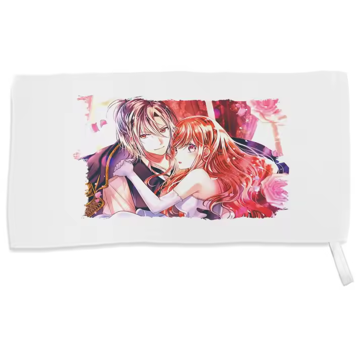 MERCHANDMANIA TOALLA PEQUEÑA ABSORBENTE vampire dormitory mito ruka vampiros amor suave personalizada con cinta elastica - 1