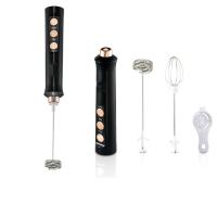 Espumador de Leche 3EN1 Espumador Leche Electrico con Batidor de Acero Inoxidable 3 Velocidades Batidora de Leche Portátil para Huevos, Café, Lattes, Capuchino Diseño Compacto para Cafeterías y Hogar - details 0