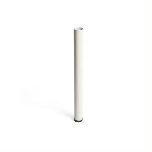 BUREI Pata Regulable Cilíndrica de Acero en Color Blanco Modelo 406G Altura 71cm - Ajuste de Altura | Diseño Moderno | Acero Resistente | Fácil Instalación | Versátil - 1
