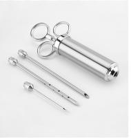 Juego De 7 Syringes De Acero Inoxidable 304 Para Asado Y Aromatización De Pollo Y Pavo Herramienta De Inyección Para Carne - details 11