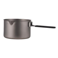 Lixada Sartén De Titanio 1100ml Ultraligera Con Mango Plegable Para Cocinar Al Aire Libre Camping Senderismo Montañismo - details 18
