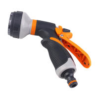 Pistola De Rociador De Jardín Con 7/8 Modos Para Riego Alta Presión Agua Suave Grip Plástico Para Plantas Césped Y Yarda - details 11
